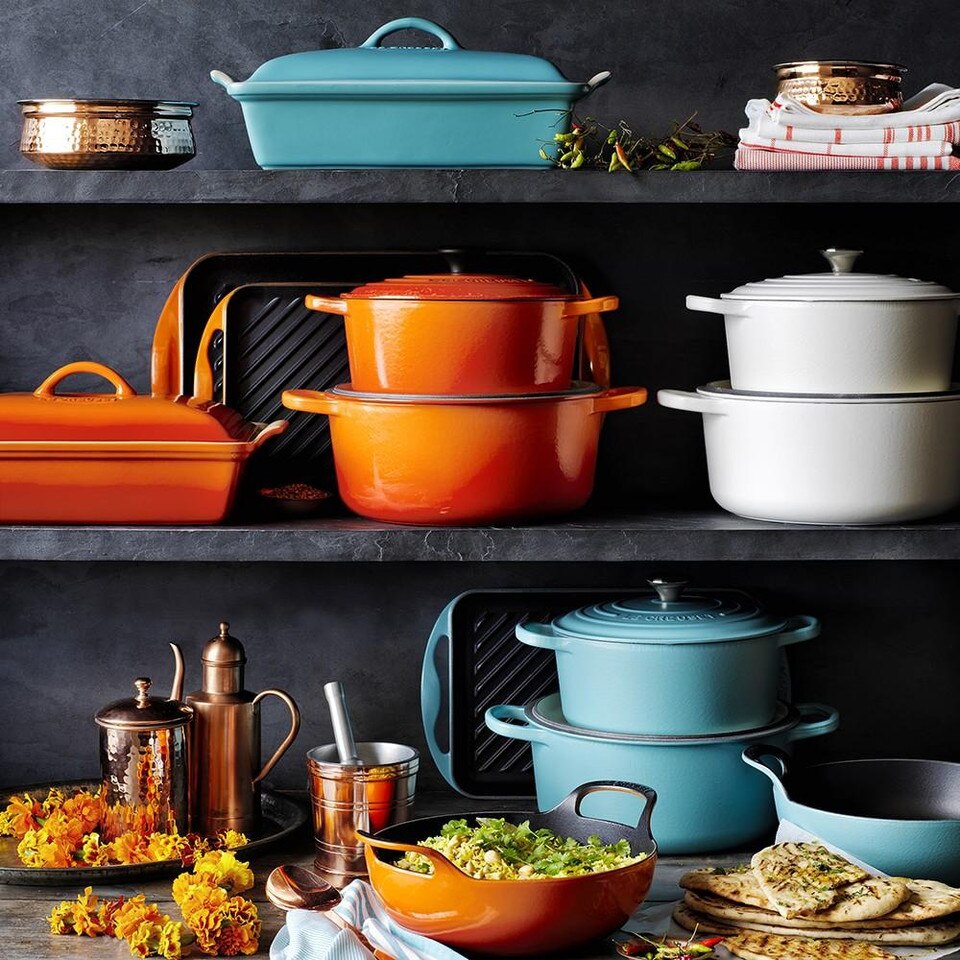 Le Creuset CastIron Rectangular Skinny Grill Williams Sonoma Australia